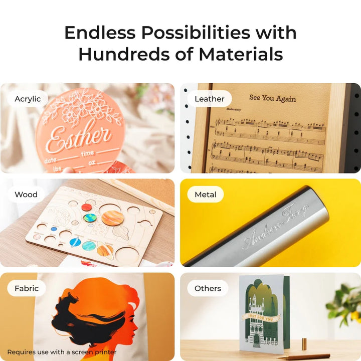 xTool P2S Art & Screen Printing Bundle
