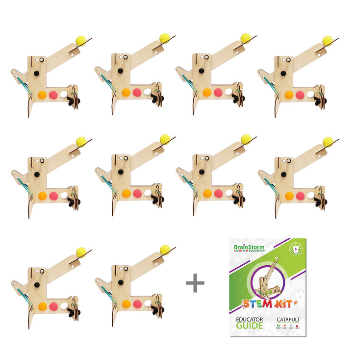 Stem Catapult Ruler STEMfinity | GIANT Catapult STEM Kit | Brainstorm