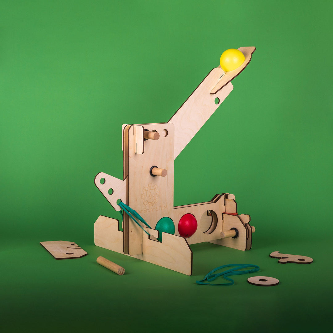 Stem Catapult Ruler STEMfinity | GIANT Catapult STEM Kit | Brainstorm