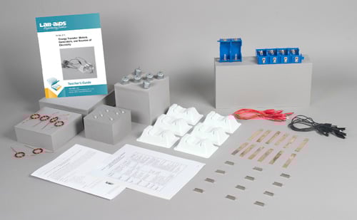 Lab-Aids: Energy Transfer - Motors, Generators and Sources of Electricity Expand-A-Kit