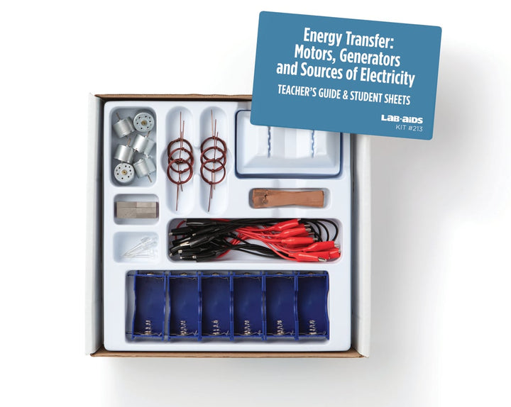 Lab-Aids: Energy Transfer - Motors, Generators and Sources of Electricity Expand-A-Kit