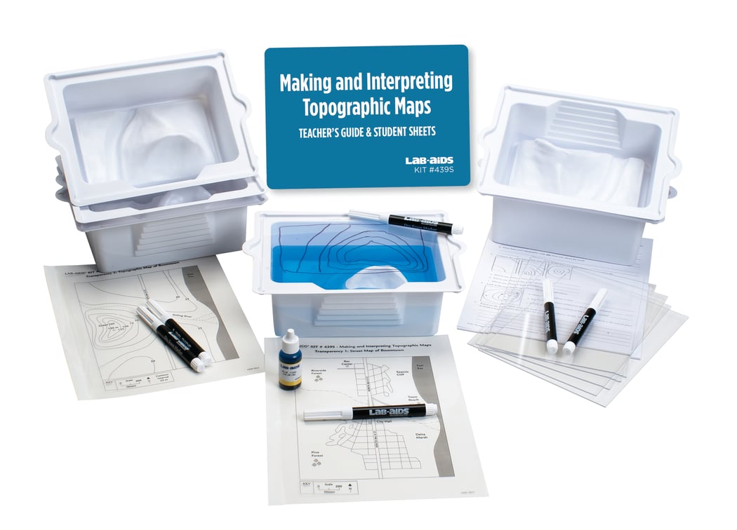 Lab-Aids: Making and Interpreting Topographic Maps Kit