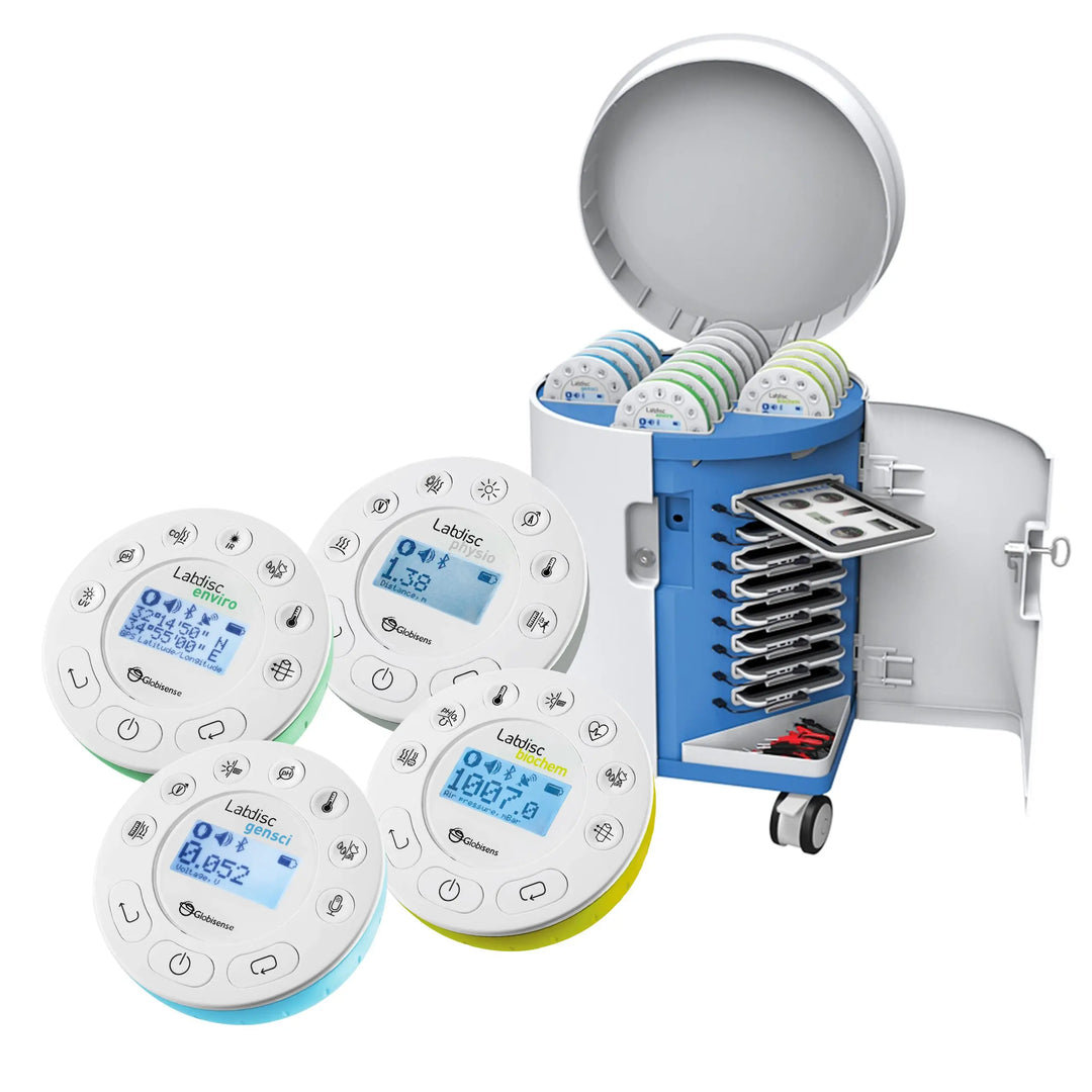 Labdisc Charging Cart - 4 GENSCI, 4 BIOCHEM, 4 PHYSIOM AND 4 ENVIRO LABDISCS
