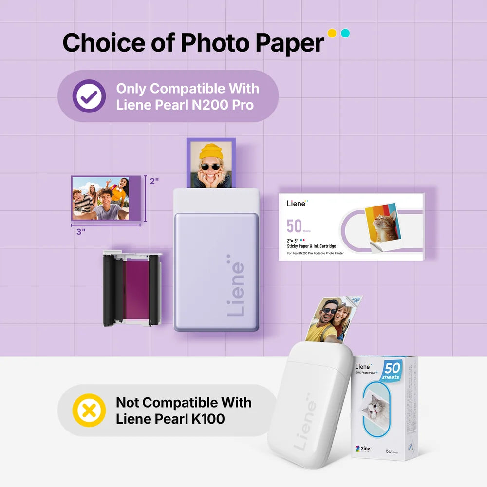 Pearl N200 Pro Photo Paper and Ink Cartridges