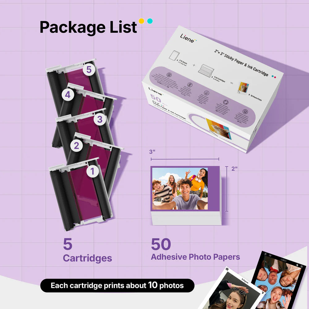 Pearl N200 Pro Photo Paper and Ink Cartridges