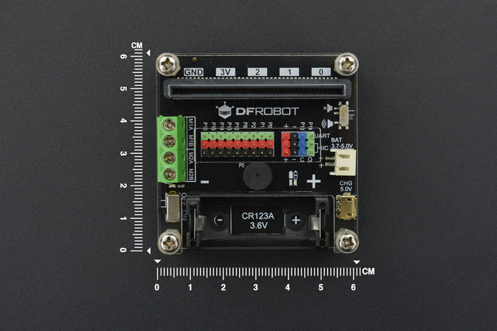 micro: IO-BOX Expansion Board with On-board Li-ion Battery Power