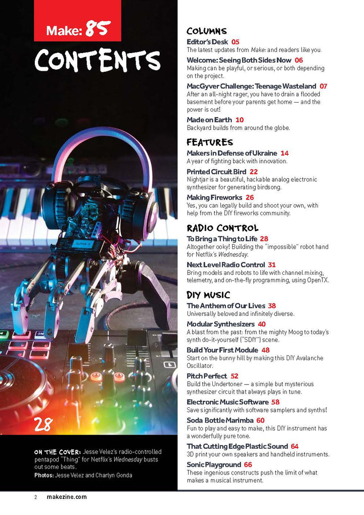 Make: Magazine, Volume 85 - Print