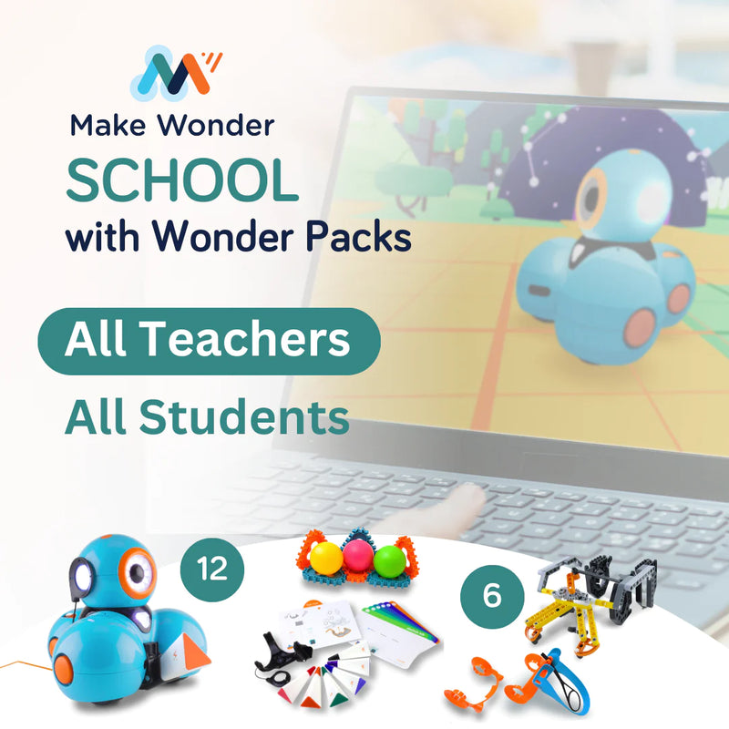 Wonder Workshop Make Wonder School with Wonder Packs