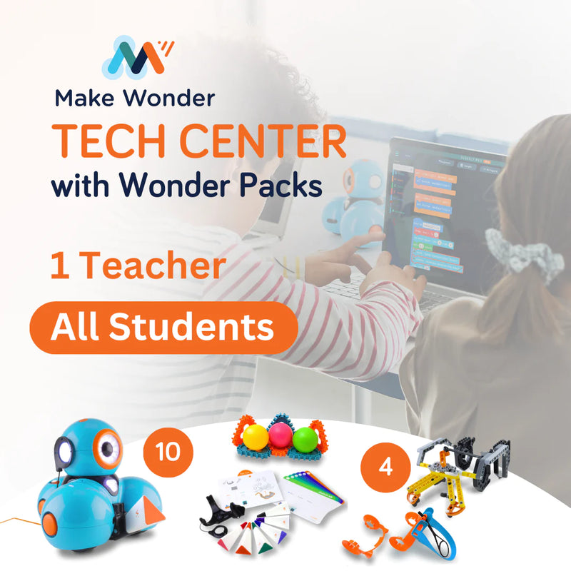Wonder Workshop Make Wonder Tech Center with Wonder Packs