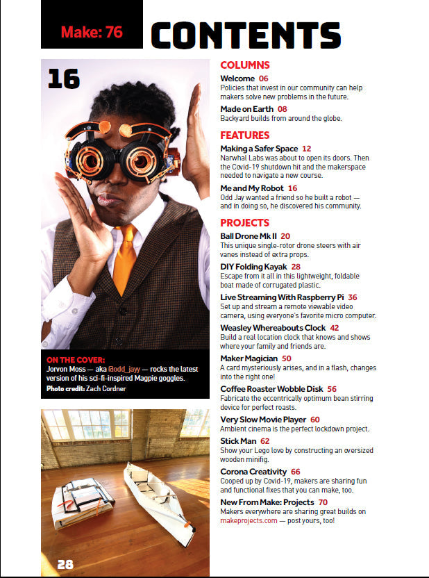 Make: Magazine, Volume 76 - Print