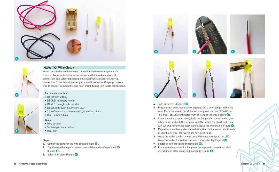 Make: Wearable Electronics, 2nd Edition - Print