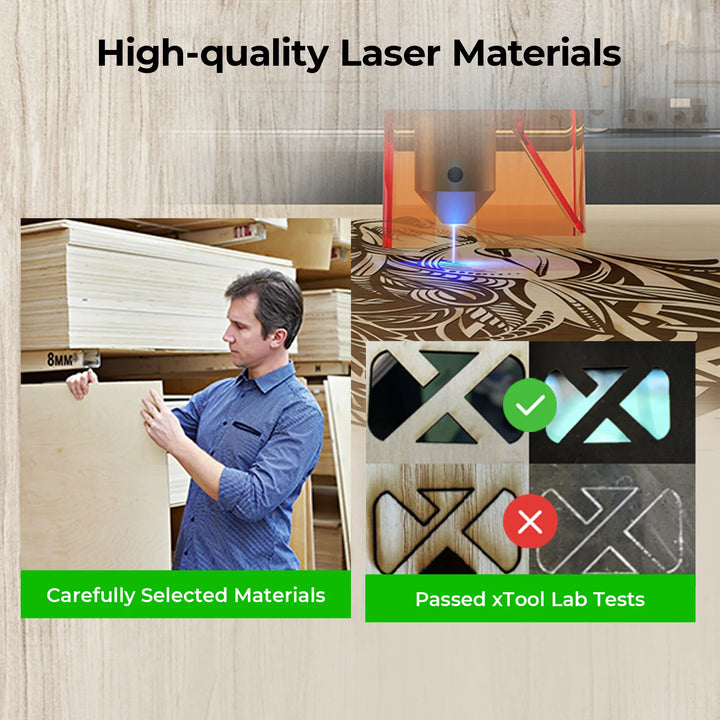 xTool Laser Material Explore Kit