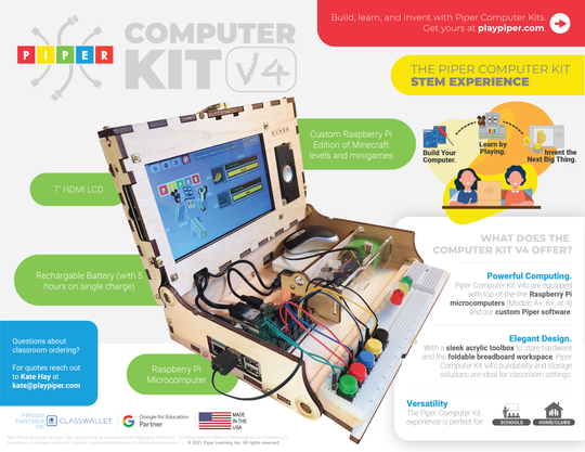 STEMfinity | Piper Computer Kit V4B | Play Piper
