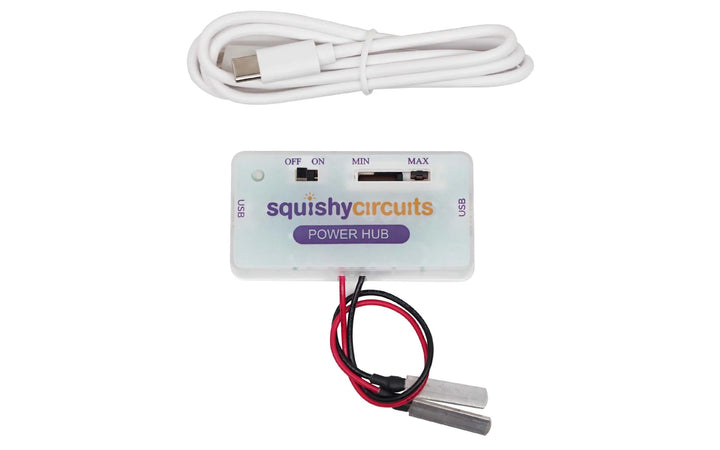 Squishy Circuits Power Hub