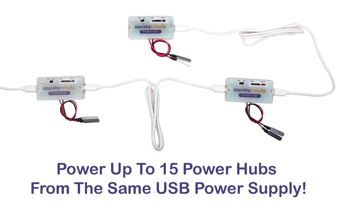Squishy Circuits Power Hub