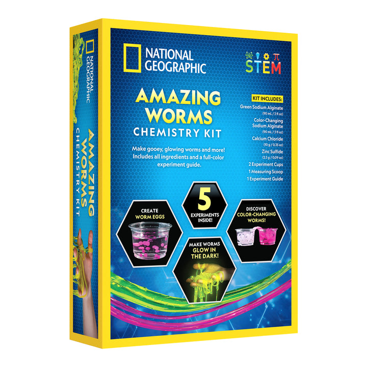 National Geographic: Amazing Worms Chemistry Kit