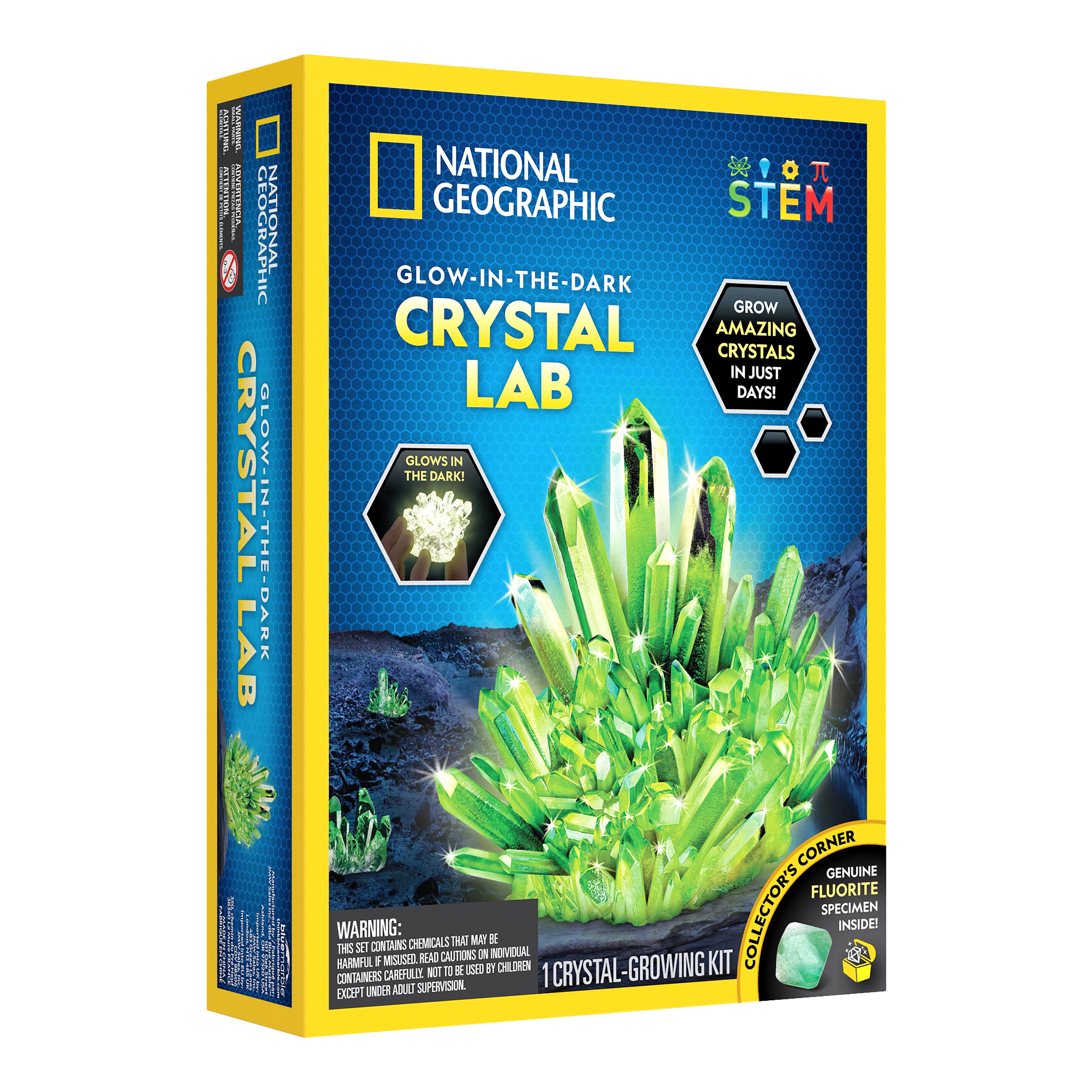 National Geographic: Glow-in-the-Dark Crystal Growing Lab | STEMfinity