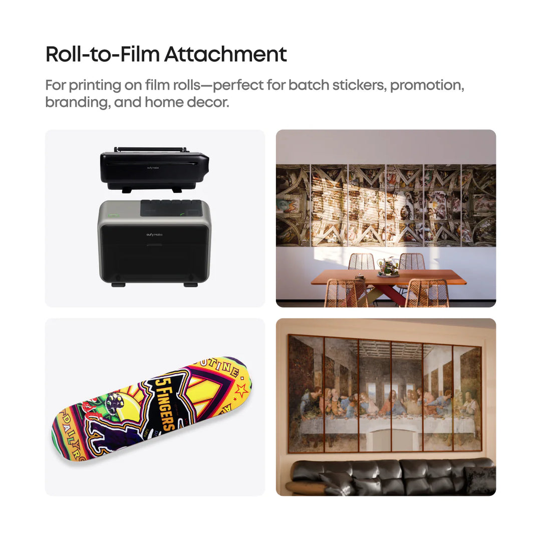 eufyMake Roll-to-Film Attachment for UV Printer E1