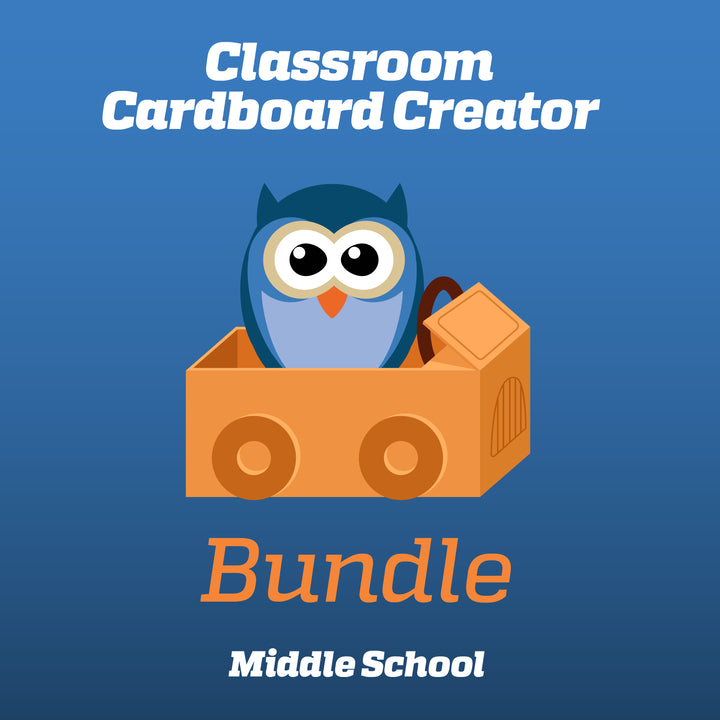 Classroom Cardboard Creator Bundle - Middle School