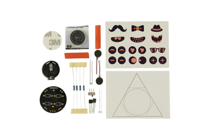 4-Soldering Light Chaser Beam Robot Kit