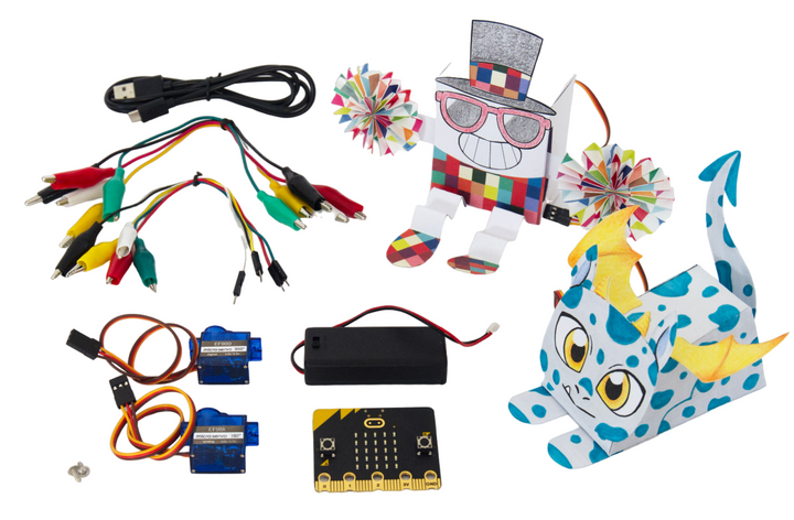 Okdo micro:bit Build a Paper Robot Kit