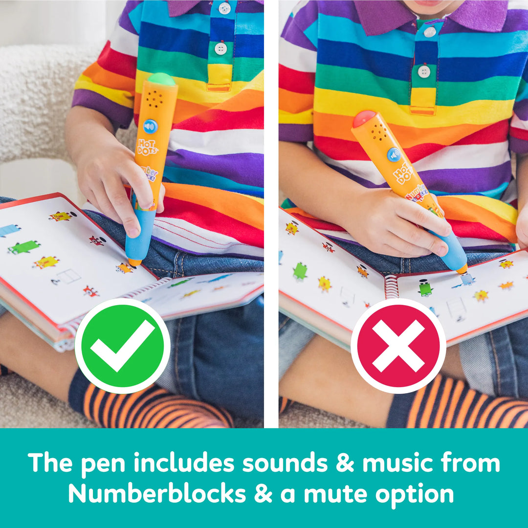 Hot Dots Numberblocks Activity Book 1-10 & Interactive Pen