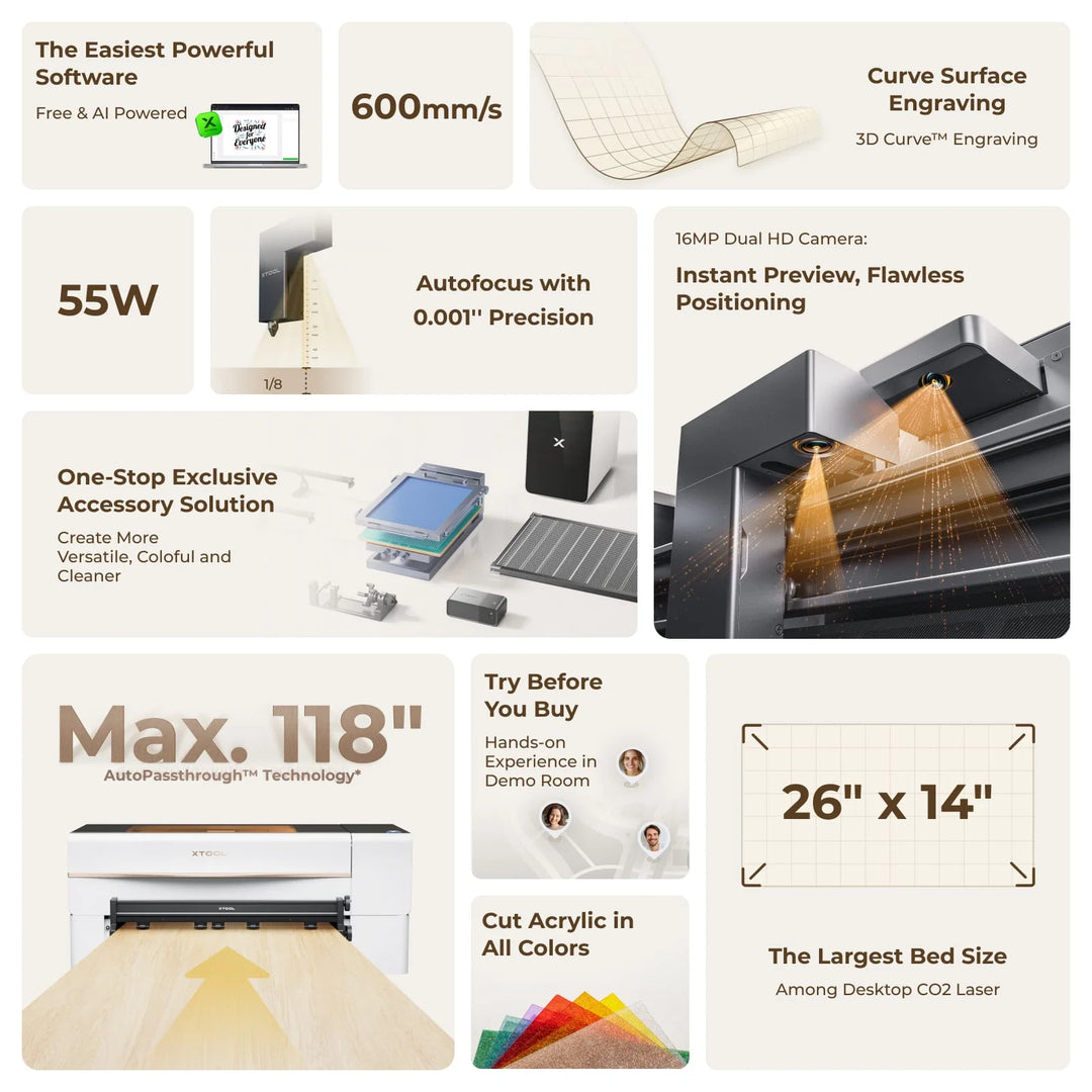 xTool P2S Versatile Bundle