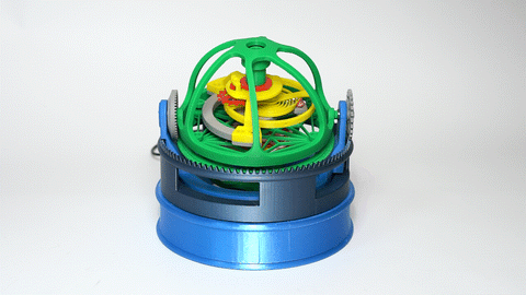 Triple-axis Tourbillon Model Components Kit 007