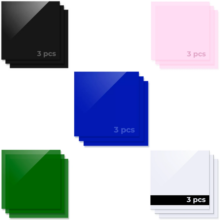 xTool: Acrylic Sheet - 1/8in (3 Pack)