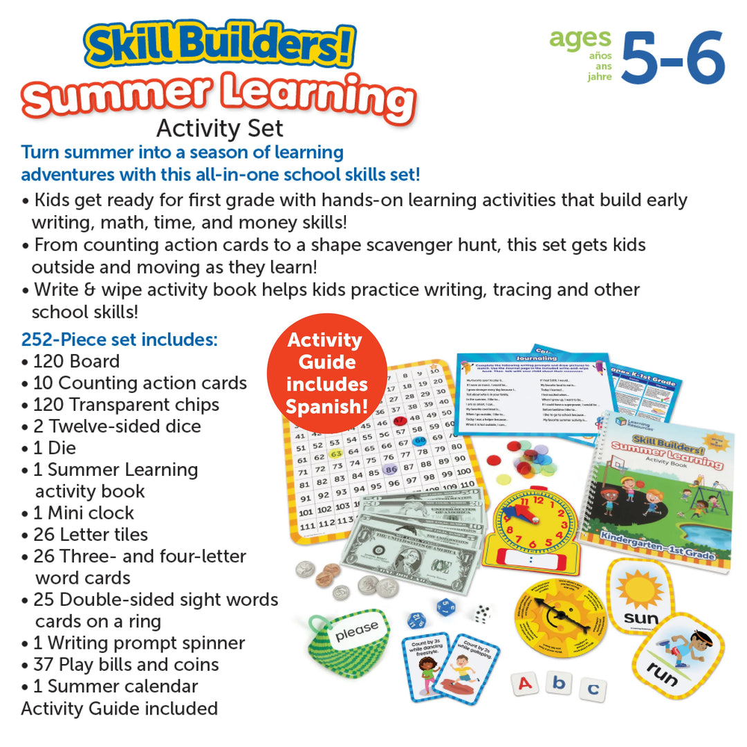 Skill Builders Summer Learning Activity Set - K-1