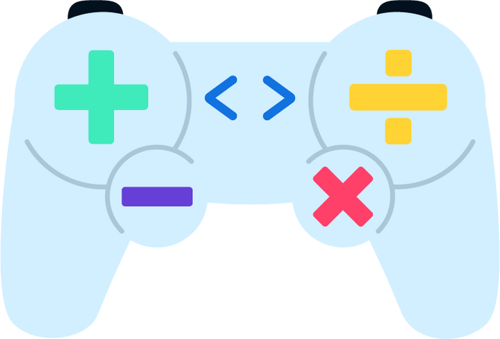 Mastery Coding GamerMath - Grades 3-6