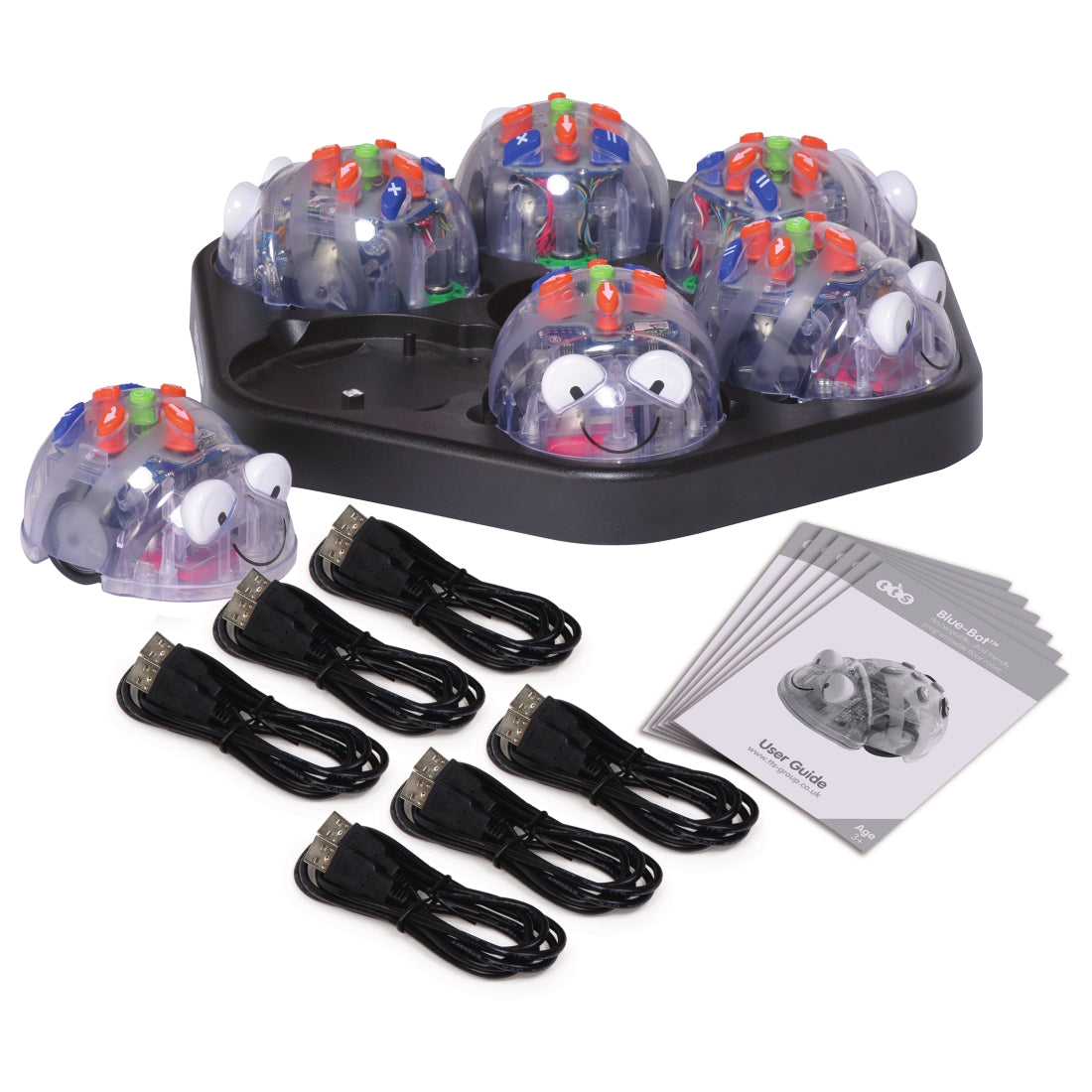 STEMfinity | TTS Blue-Bot® Bluetooth Programmable Floor Robot - 6pk ...