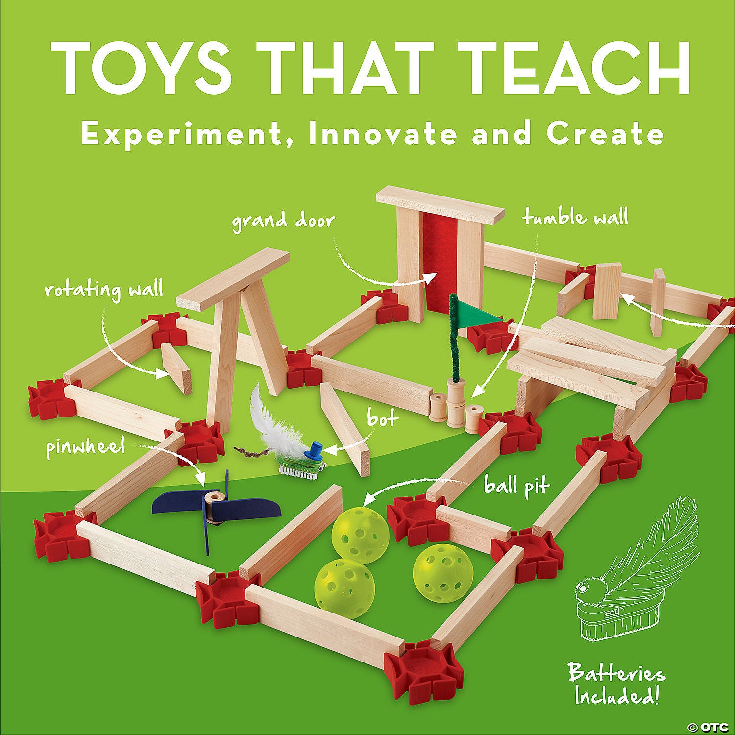 KEVA Bot Maze | MindWare Wholesale | STEMfinity