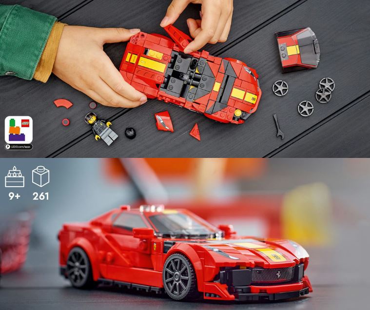 Lego speed champions online ferrari f8