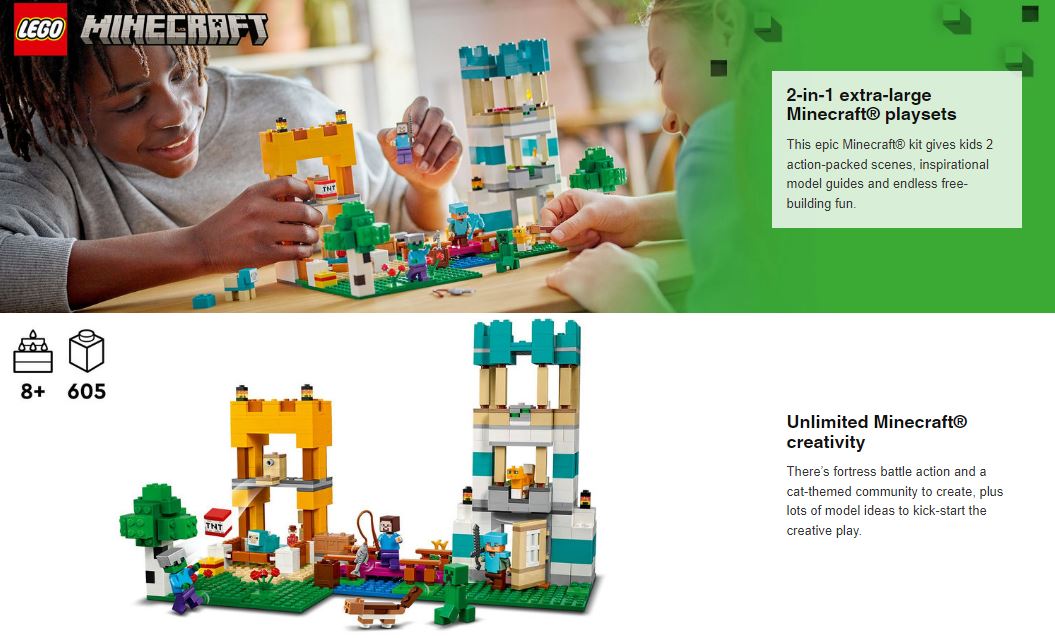 LEGO® Minecraft®: The Crafting Box 4.0