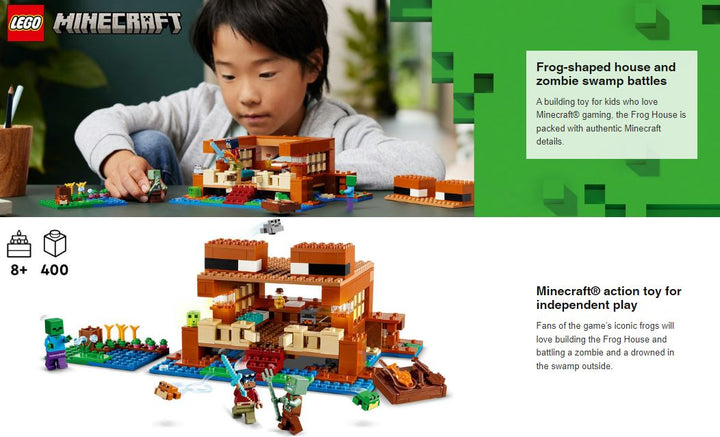 LEGO® Minecraft®: The Frog House