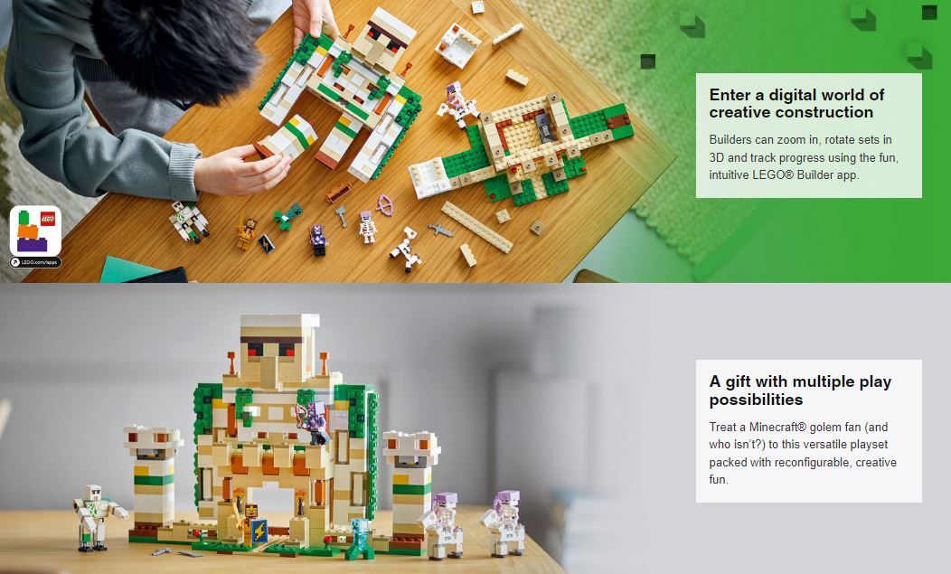 LEGO® Minecraft®: The Iron Golem Fortress