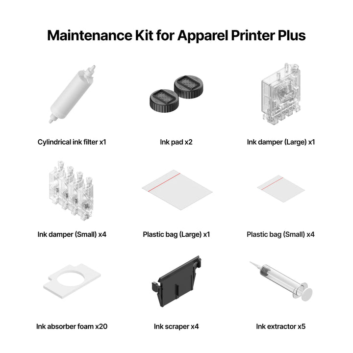 xTool Apparel Printer Maintenance Kit