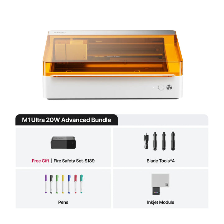 xTool M1 Ultra 20W 4-in-1 Craft Machine