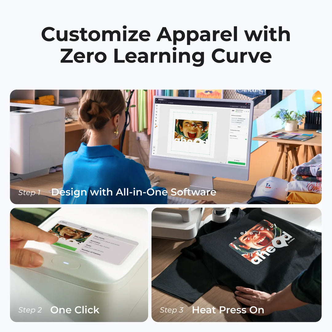 xTool Apparel Plus Printer Versatile Bundle Box