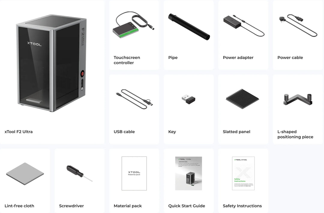 xTool F2 Ultra 60W MOPA & 40W Diode Dual Laser Engraver