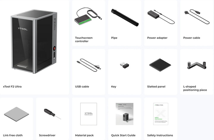 xTool F2 Ultra 60W MOPA & 40W Diode Dual Laser Engraver