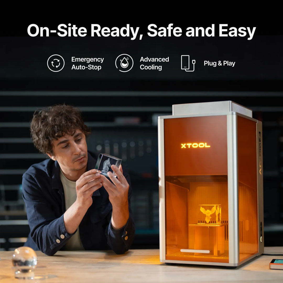 xTool F2 Ultra UV Laser Engraver + F2 Ultra Conveyor Box