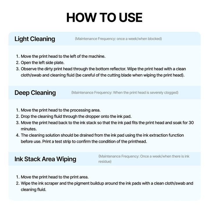 xTool Selected Apparel Printer Cleaning Liquid 100ml