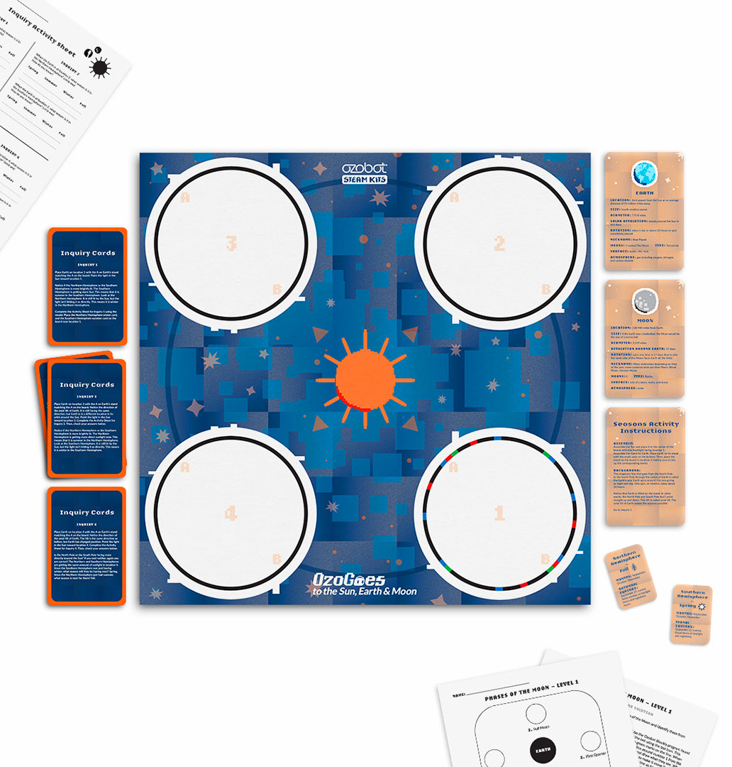 Ozobot STEAM Kit: OzoGoes to the Sun, Earth & Moon