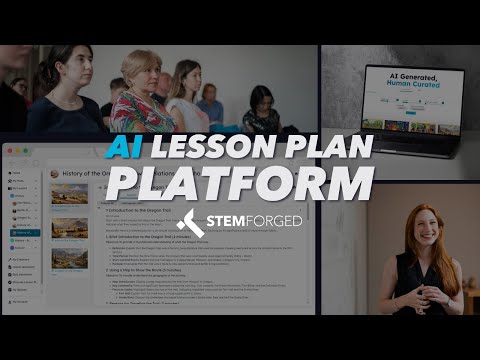 STEM Forged PD + AI Lesson Plan Platform