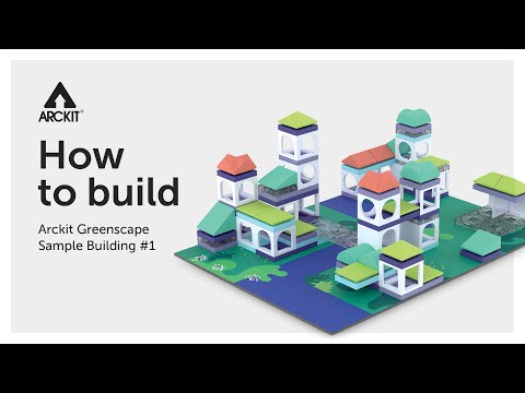 Arckit Greenscape Village Model House Kit