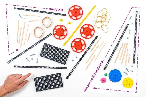 Advanced Rubber Band Racer - 10 Pack