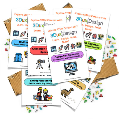 3Dux Design STEM Careers: Book-N-Build Classroom Edition