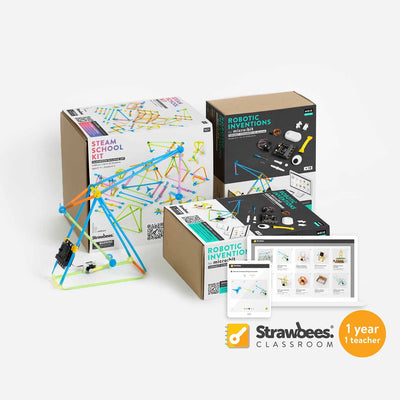 Strawbees STEAM Classroom Robotics (NO micro:bit) - Strawbees - STEMfinity